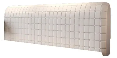 Kopfteil-Schutzbezug, 220 cm, beige, elastisch, staubdicht