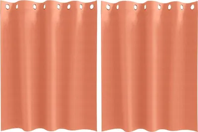 Obrázok produktu pre vidaXL Zatemňujúce závesy s krúžkami 2 ks Terakota 140 x 140 cm