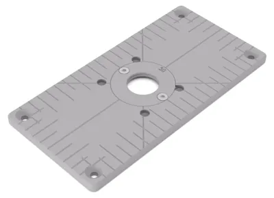 Productafbeelding van PRIWAS inlegplaat compatibel met Einhell TP-ET 18 Li BL | freestafel-inlegplaat compatibel met Einhell kantenfrezen