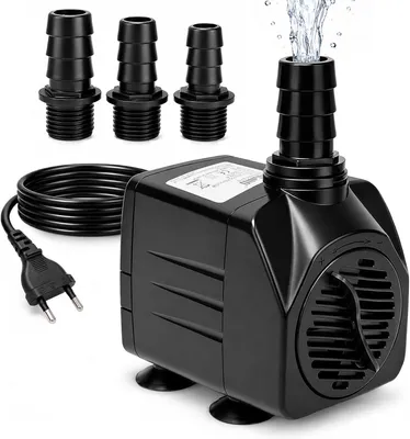 Productafbeelding van Fonteinpomp - 25 W - 1800 l/u - dompelpomp voor aquarium - vijver en fontein - stil - met droogloopbeveiliging