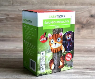 Produktbild von Easymaxx Solar Baumleuchte Motiv Katze