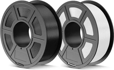 Zdjęcie produktu dla Filament PLA+ 2.0, 175 mm, czarno-biały, 2 kg, wytrzymały