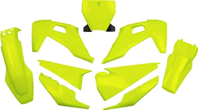 Produktbild von Verkleidungskit UFO PLAST 9-teilig Verkleidungssatz Kunststoff für Husqvarna FC TC 125 - 450 ccm Bj. 2019 - 2022, Farbe:neongelb