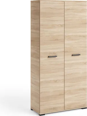 Obrázek produktu pro Šatní dvoudveřová skříň 90 cm KLENRI  - dub sonoma
