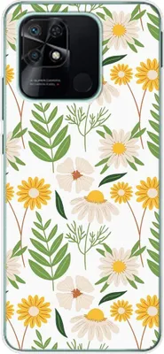 Produktbild von König Design Hülle kompatibel mit Xiaomi Redmi 10C Kunststoff Soft Handyhülle - Handy Case Blumenmuster 2