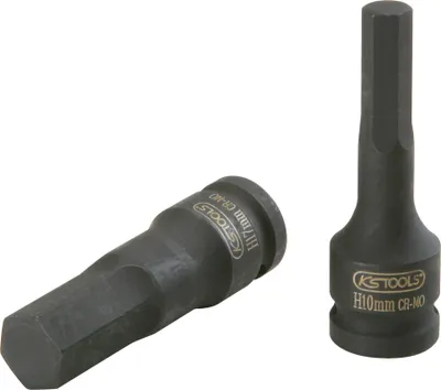 Produktbild von KS Tools 911.0932, Buchse, 1/2", Metrisch, 1 Kopf/Köpfe, 19 mm, Chrom-Molybdän-Stahl