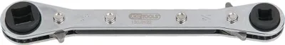 Produktbild von KS TOOLS 4 w 1 dwustronny klucz grzechotkowy do chłodnictwa/klimatyzacji - 130.0122