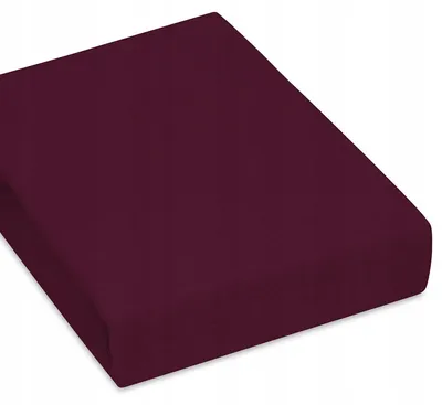 Produktbild von Designpremium Betttuch Frottee mit Gummizug 90x200 cm Pflaume