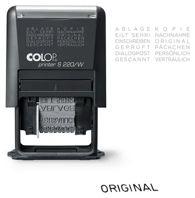 Produktbild von COLOP Textstempel Printer S 220/W N