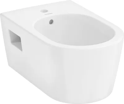 Immagine prodotto di hansgrohe EluPura Original S bidet mural, 1 trou de robinetterie, avec trop-plein, HygieneEffect, 360x540x260mm, blanc, 62045450, 62045450