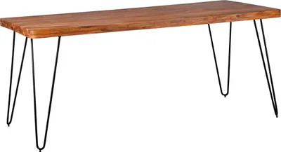 Produktbild von Wohnling Massivholz Sheesham Esstisch BAGLI 180x80x76 cm Küchentisch Massiv Tisch