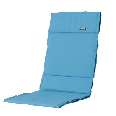 Produktbild von Madison Tuinstoelkussen 123x50 cm aus Panama-Faser in Aqua für verstellbare Gartenstühle