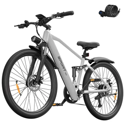 Produktbild von T8S E-Mountainbike,250W,25km/h,48V 10Ah,26-Zoll,120kg,Hydraulische Federgabel,Reichweite 40 km