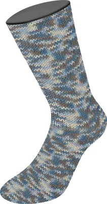 Produktbild von Lana Grossa - Meilenweit 8-fach 150g Multi 9980 hellbeige taupe hellblau jeans