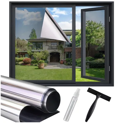 Produktbild von Sonnenschutzfolie für Fenster mit Privatsphäre-Schutz