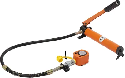 Image de Cric hydraulique, capacité de charge 10 tonnes,manuelle, orange
