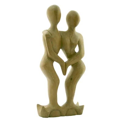 Produktbild von Tanzendes Paar, Holz-Skulptur Asien, Grösse:ca. 20 cm