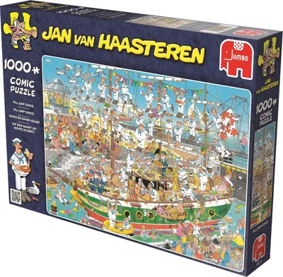 Produktbild von Jan van Haasteren - Auf dem Schiff ist nichts im Griff. Puzzle 1000 Teile