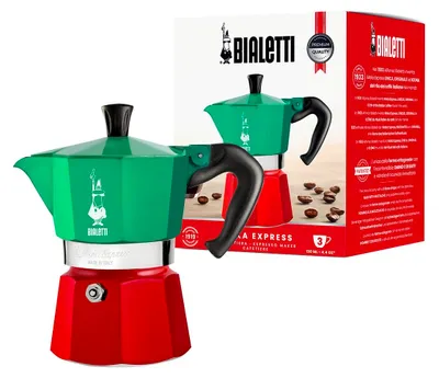 Produktbild von Bialetti Moka Express 3TZ Italia Tricolore