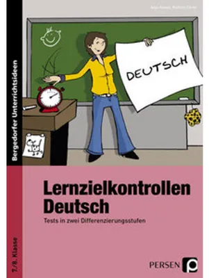 Produktbild von Lernzielkontrollen Deutsch 7./8. Klasse