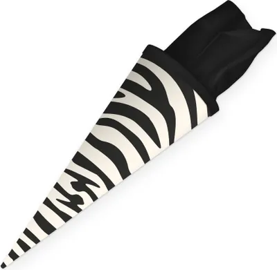 Produktbild von itenga Geschwister Schultüte 35cm "Tiermuster Zebra"