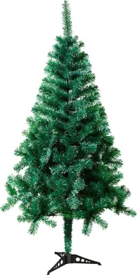 Obrázek produktu pro Vánoční stromek Umělý 240cm (Ø cca 130 cm) s 880 hroty Rychlá montáž Skládací deštníkový systém Umělý vánoční stromek s kovovým stojanem Vánoční stromek - 240CM Vánoční stromek Zelený PVC CEEDIR