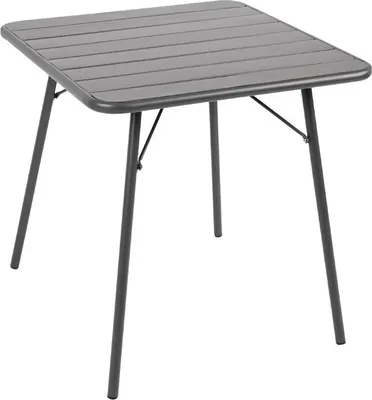 Produktbild von Bolero quadratischer Bistrotisch Stahl grau 70cm