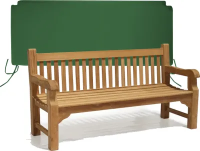 Produktbild von Teako Design Bankauflage Polyester wasserabweisend 200x50x5 cm Grün