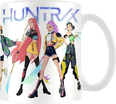 Immagine prodotto di K-Pop Demon Hunters - Tazza da caffè "Huntrix" PM12806 (taglia unica) (colorato)
