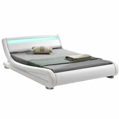 Obrázek produktu pro MOB, Manželská postel 160 cm - Fanil (s roštem a LED)