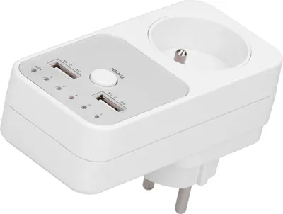 Obrázek produktu pro Zásuvka USB Smart Digital Countdown Timer pro počítačovou nabíječku telefonu