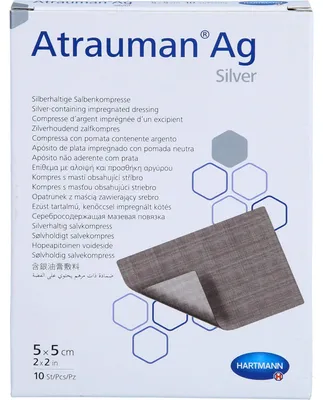 Image de Compresses stériles Atrauman Ag 5x5 cm 10 pces