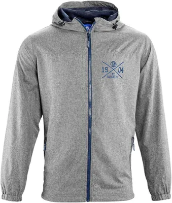 Produktbild von FC Schalke 04 Windbreaker grau meliert S