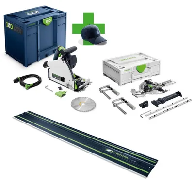 Produktbild von Festool Tauchsäge TS 60 KEBQ-Plus-FS 100Y + Führungsschiene 1400 mm + FS/2-Set