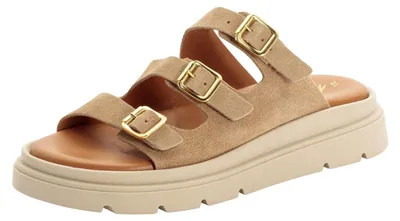 Produktbild von Tamaris Damen Heeled Mules Leder, beige, 42 EU