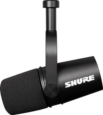 Produktbild von Shure MV7X XLR Podcast-Mikrofon – Dynamisches Mikrofon mit professioneller Qualität für Podcasting und Gesangsaufnahmen, Voice Isolation Technologie, Optimierte Frequenz - Schwarz