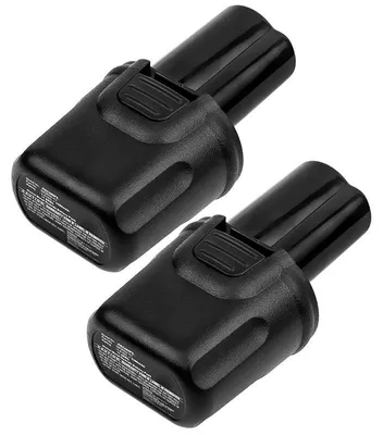 Image de subtel 2x Batterie pour Outil Compatible avec Dewalt DC600, DC600KA, DC600 Screwdriver, DE9054 - (3300mAh, 3.6V)