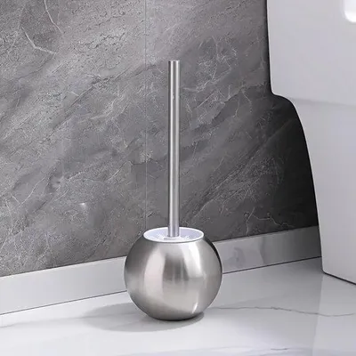 Produktbild von Toilettaschenreinigerkopf aus Edelstahl, Toilettenreinigerbürste, Drehbeker