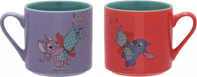 Image de Stitch & Angel - Merry Everything - Lot de 2 tasses colorées