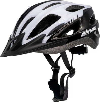 Produktbild von Airtracks Fahrradhelm Master RD-10 Schwarz Weiß Größe L/XL 58cm-62cm / für Herren und Damen - EPS-Körper + IN MOULD