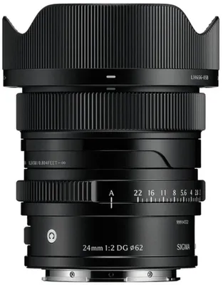 Produktbild von SIGMA 24mm f/2 DG Black Contemporary Objektiv, kompatibel mit Sony E-Mount