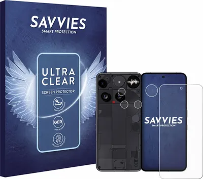 Produktbild von 18x Für Nothing Phone (3) (Display+Kamera) Schutzfolie Savvies Displayschutz Display Schutz Folie Klar Transparent