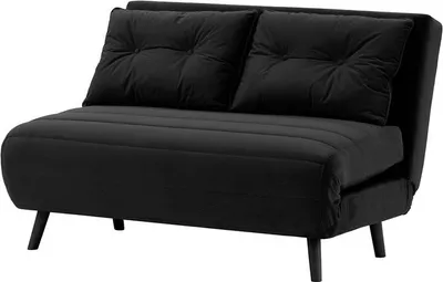 Zdjęcie produktu dla Sofa rozkładana Flic 120 cm-Velluto 20-black