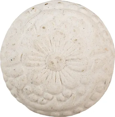 Produktbild von Clayre & Eef Türknauf Ø 4 cm Beige Keramik Blume