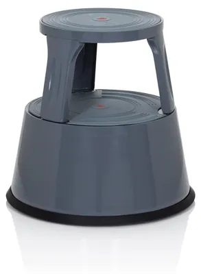Produktbild von hjh OFFICE Tritthocker TIO-M II Metall, Kunststoff Tritt Hocker, Elefantenfuß, Trittstufe bis 150 kg belastbar, Höhe 43.0 cm