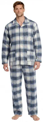 Produktbild von Kisses&Love Herren-Schlafanzug aus Baumwolle mit Langarmshirt KLP7