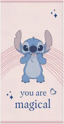 Produktbild von Disney Lilo und Stitch Magical Badetuch, Strandtuch 60x120cm