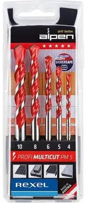 Produktbild von Alpen-Maykestag PROFI MULTICUT 4+5+6+8+10MM (REXEL KASSETTE PM 5)