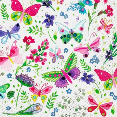 Image de Stewo 2572 5746 25 Serviettes de table Animal - 33 x 33 cm, 20 pièces