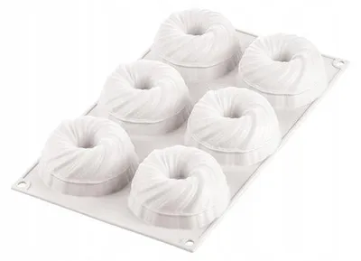 Produktbild von Silikomart Intreccio105 Silikonform 6 Gitter Ø 75 mm